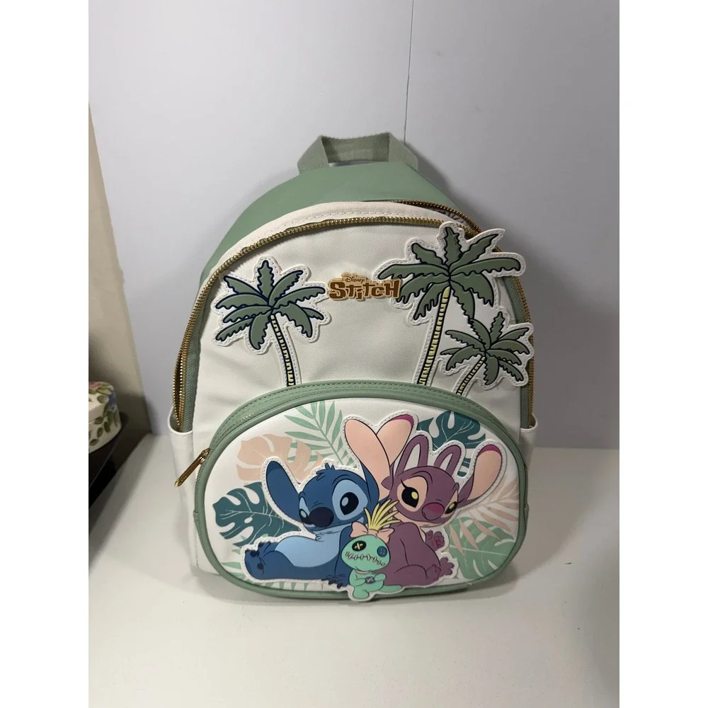 Disney‎ Lilo & Stitch Angel Scrump Tropical Mini Backpack Mint Green bioworld
